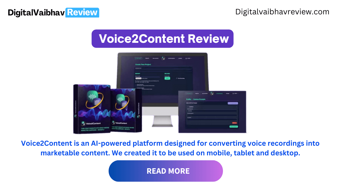 Voice2Content