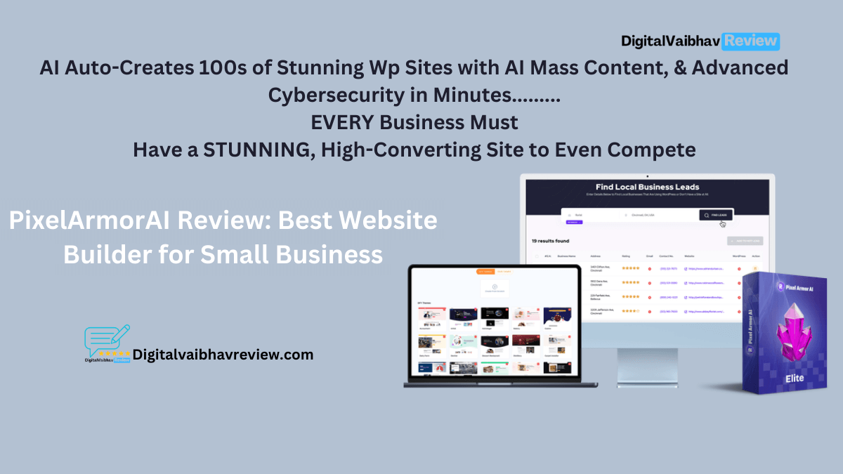 PixelArmorAI Best Website Builder for Small Business
