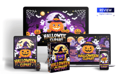 Halloween Clipart Bundle Review – 1,500 Halloween PNGs with resell rights – Create, customize, or sell instantly!
