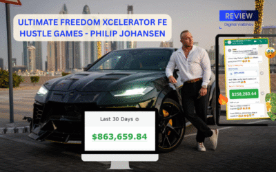 Digital Product Review 25 Ultimate Freedom Xcelerator FE Hustle Games – Philip Johansen (https://www.skool.com/hustlegames) -Review and Bonus