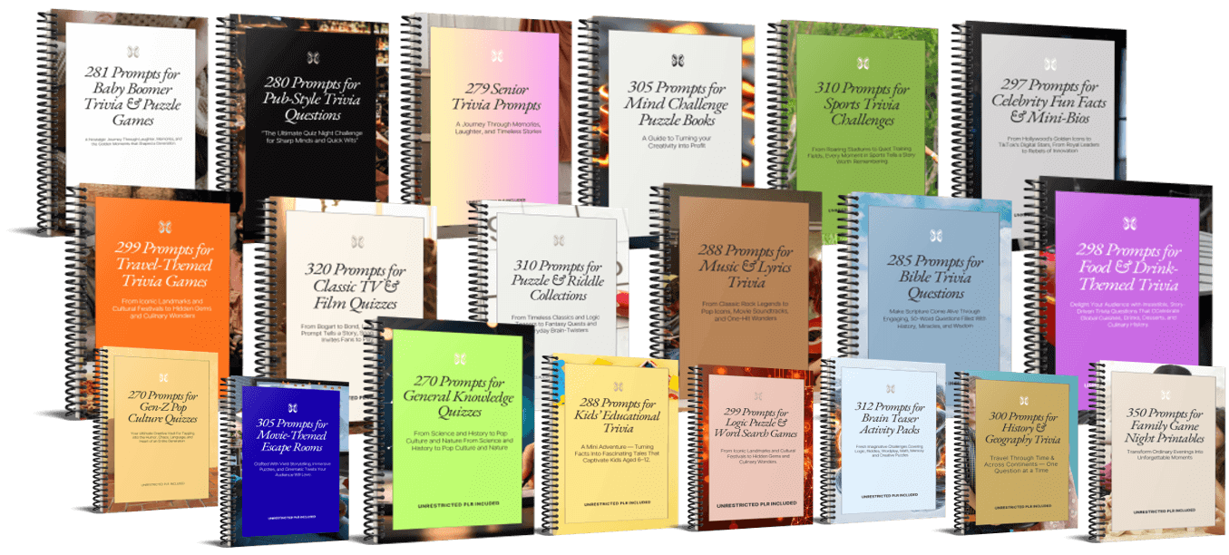 6000 Entertainment & Trivia Prompts