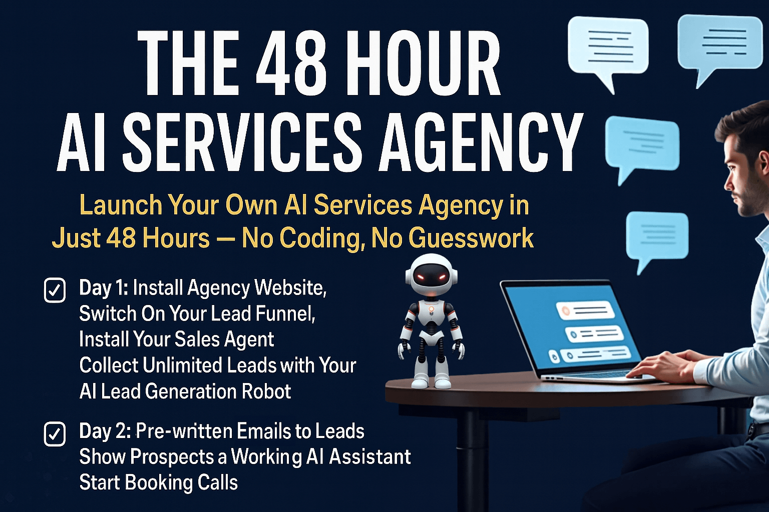 48 Hour AI Services Agency Review Screenshot