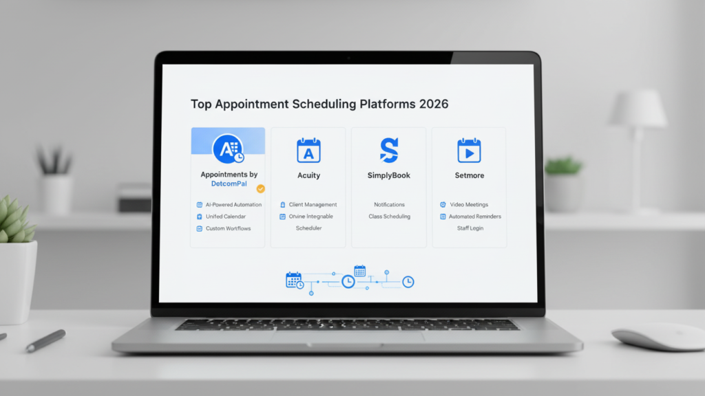 Best Calendly Alternatives for 2026 (Top Appointment Booking Software Compared) 1 Best Calendly alternatives for 2026 featuring Appointments by DotcomPal