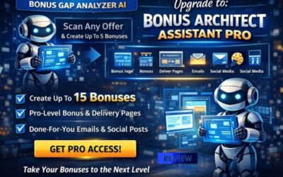 Bonus Architect Assistant Review – AI Tool That Builds Bonuses, Pages & Emails Automatically