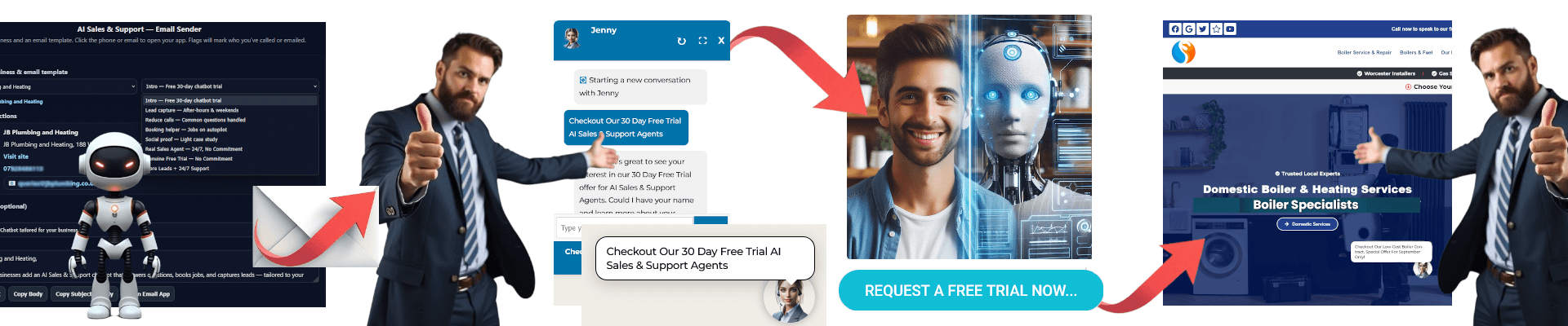 48 Hour AI Services Agency dashboard preview”