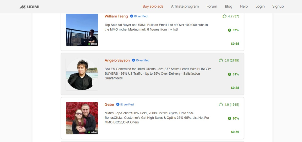 Best Solo Ads for Affiliate Marketing in 2026 1 udimi