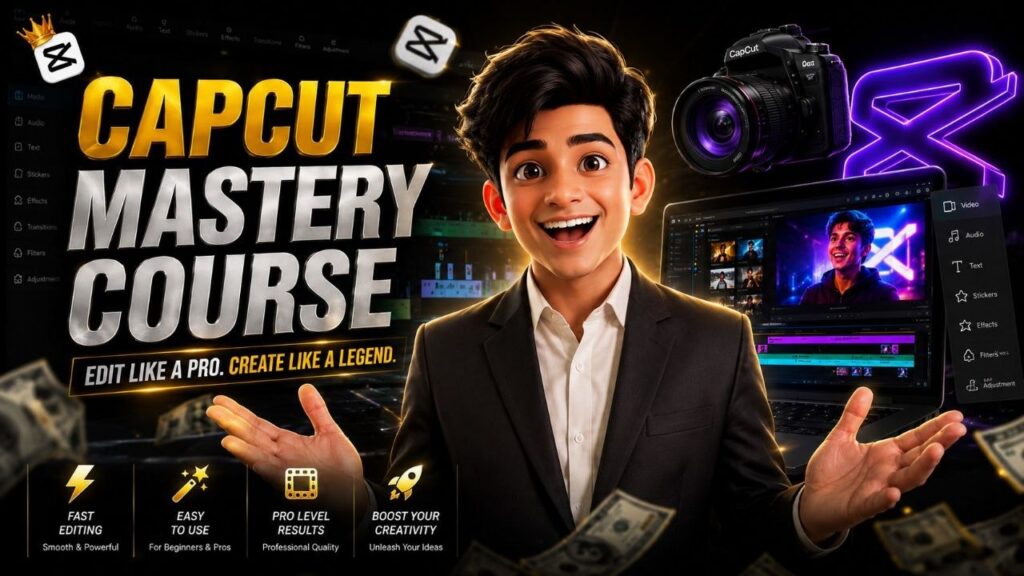 CapCut for PC Video Editing Master Course (Beginner to Advanced)
