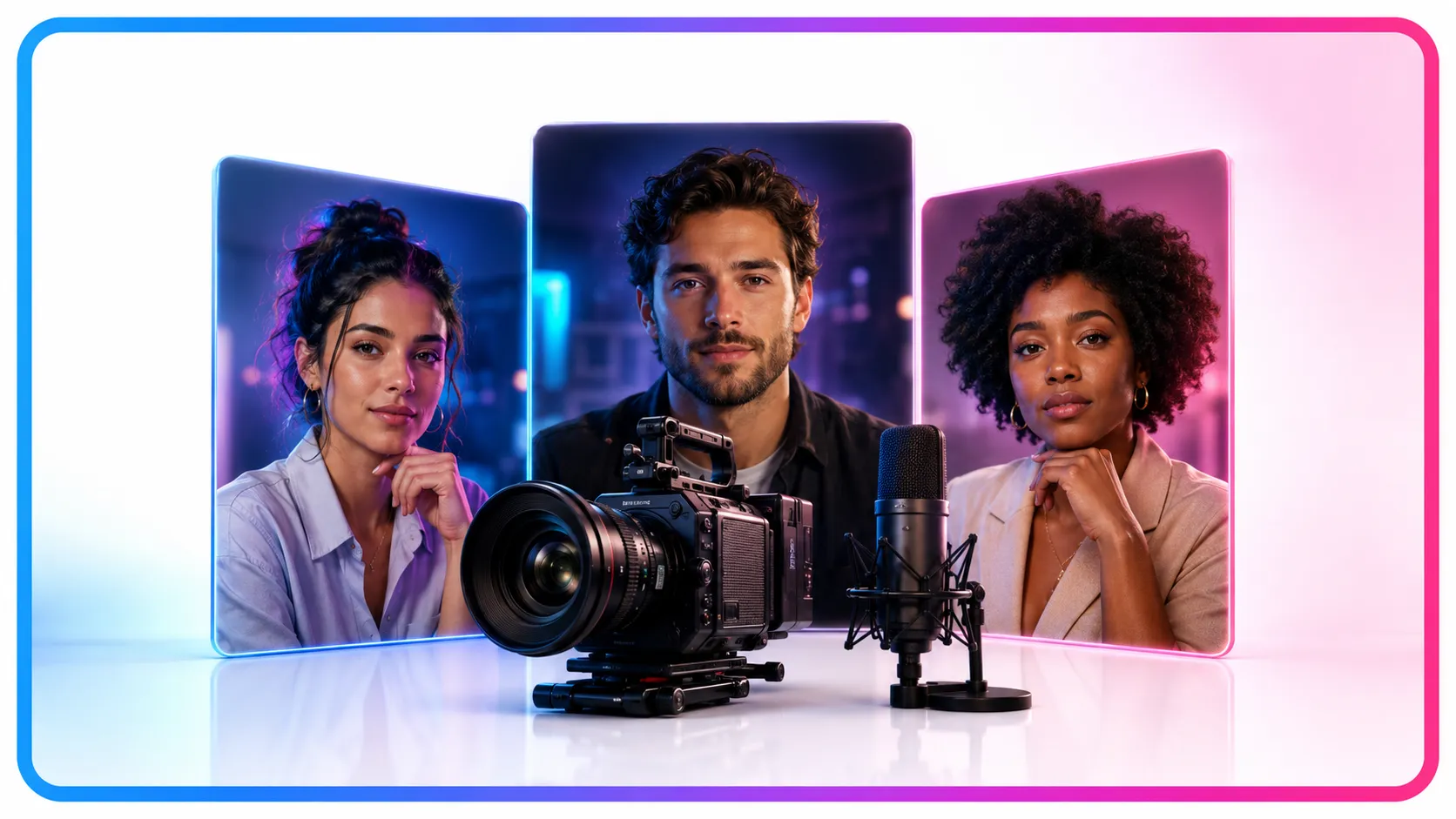 VidPodcast AI avatar hosts no camera needed