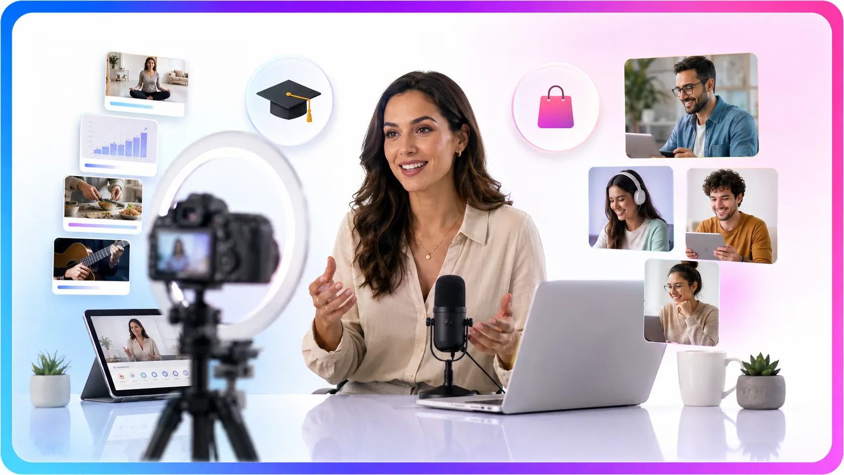 VidPodcast AI for content creators and coaches